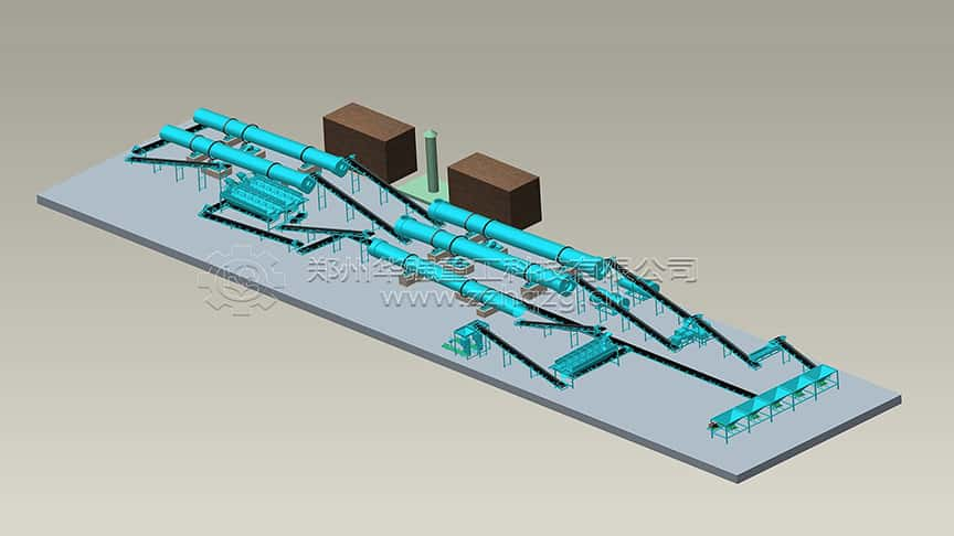 双模造粒有机肥整套设备